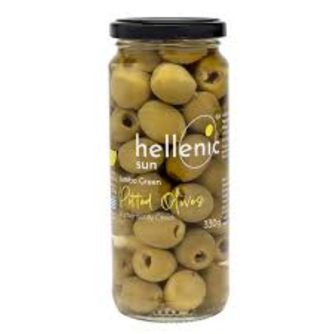 JUMBO GREEN OLIVES PKG